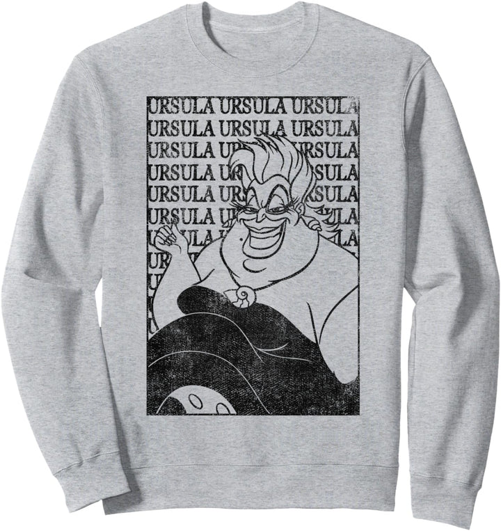 Disney Villains Ursula Word Wall Portrait Poster Sweatshirt