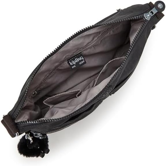 Kipling Womens IZELLAH Crossbody, Black Noir, 12x33x23 cm, Black Noir