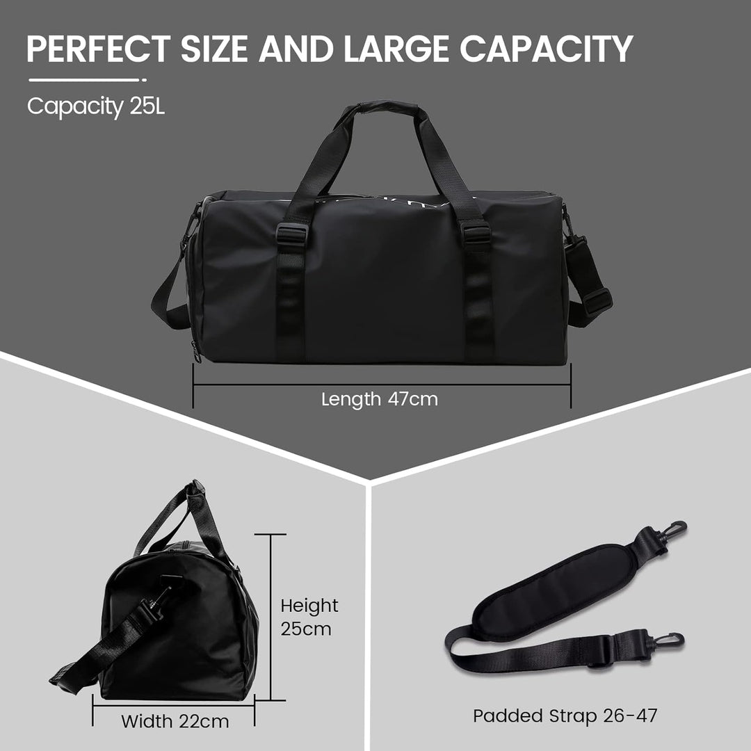 Sporttaschen für Damen und Herren, Reisetasche und Handtaschen - mit Schuhfach und Nassfach - Travel