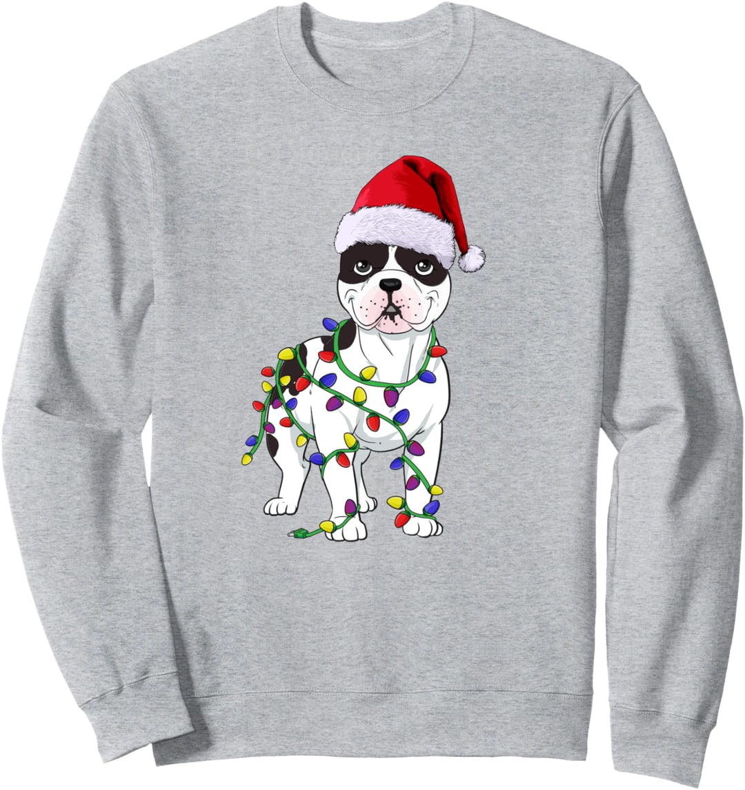 Französische Bulldogge Weihnachten Hundehalter Sweatshirt
