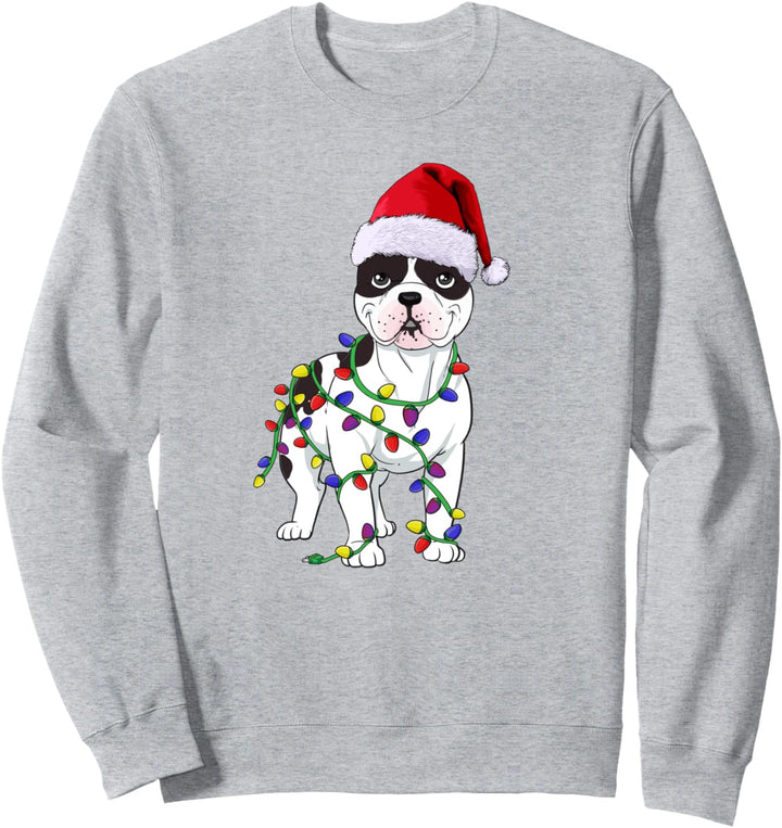 Französische Bulldogge Weihnachten Hundehalter Sweatshirt