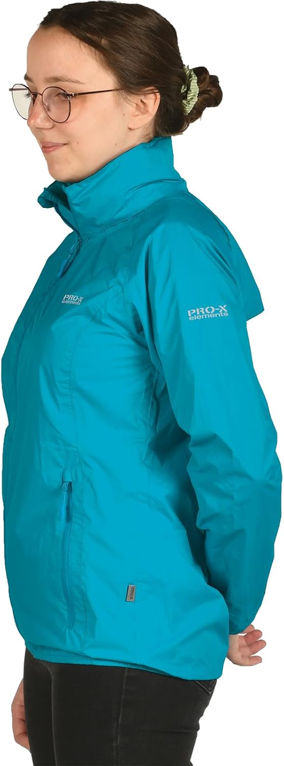 PRO-X elements Damen Pack Able Jacke 36 Türkis, 36 Türkis