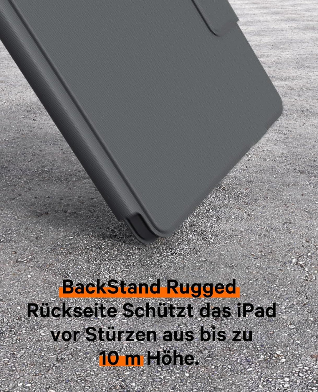 CHESONA iPad Air 11 (M3 2025/M2 2024) & Air 5/4 &Pro 11 4/3/2/1 hülle mit Tastatur, Backstand Rugged
