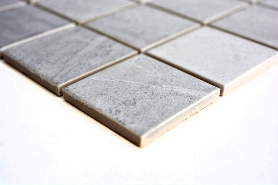 Keramikmosaik Mosaik Fliese Keramik Cortona dunkelgrau Mosaikfliese Badfliese Wandverkleidung Theken
