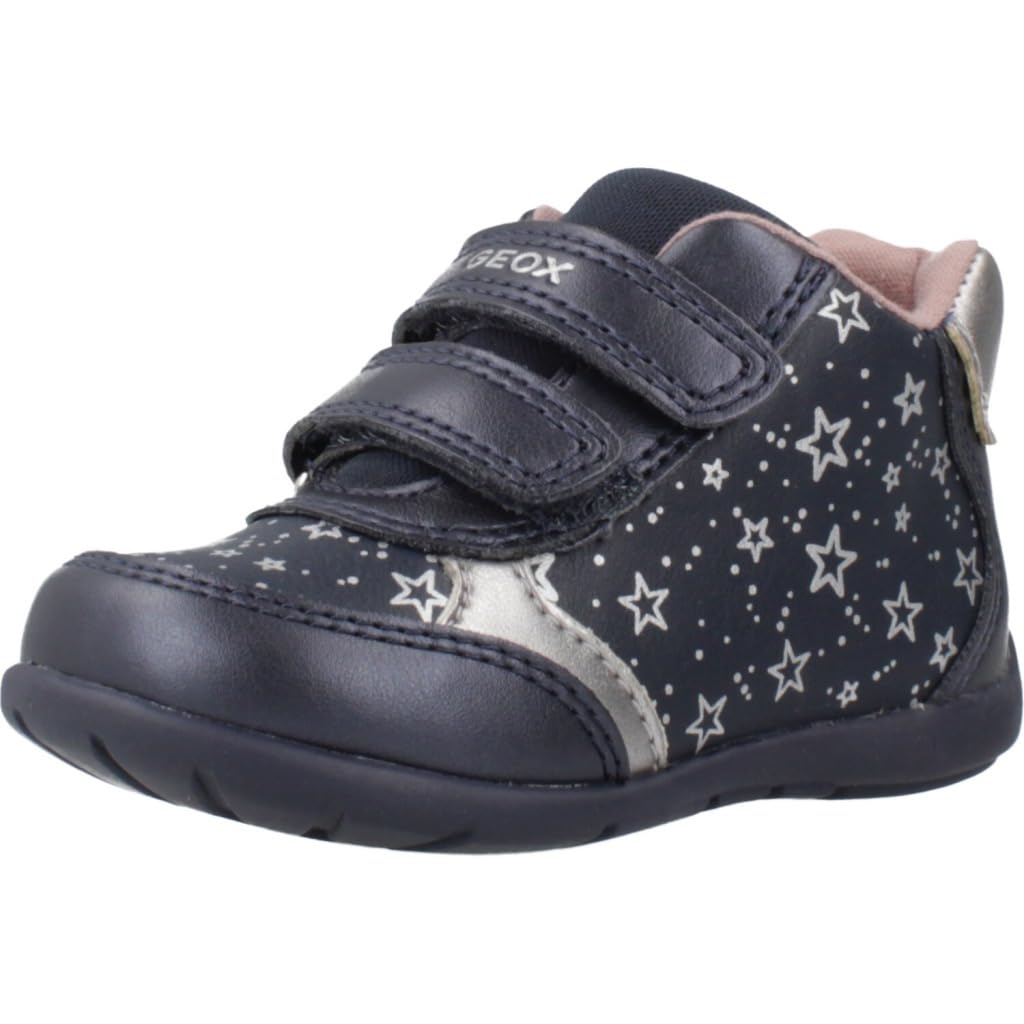 Geox Mädchen B Elthan Girl B Sneaker 19 EU Blau, 19 EU Blau