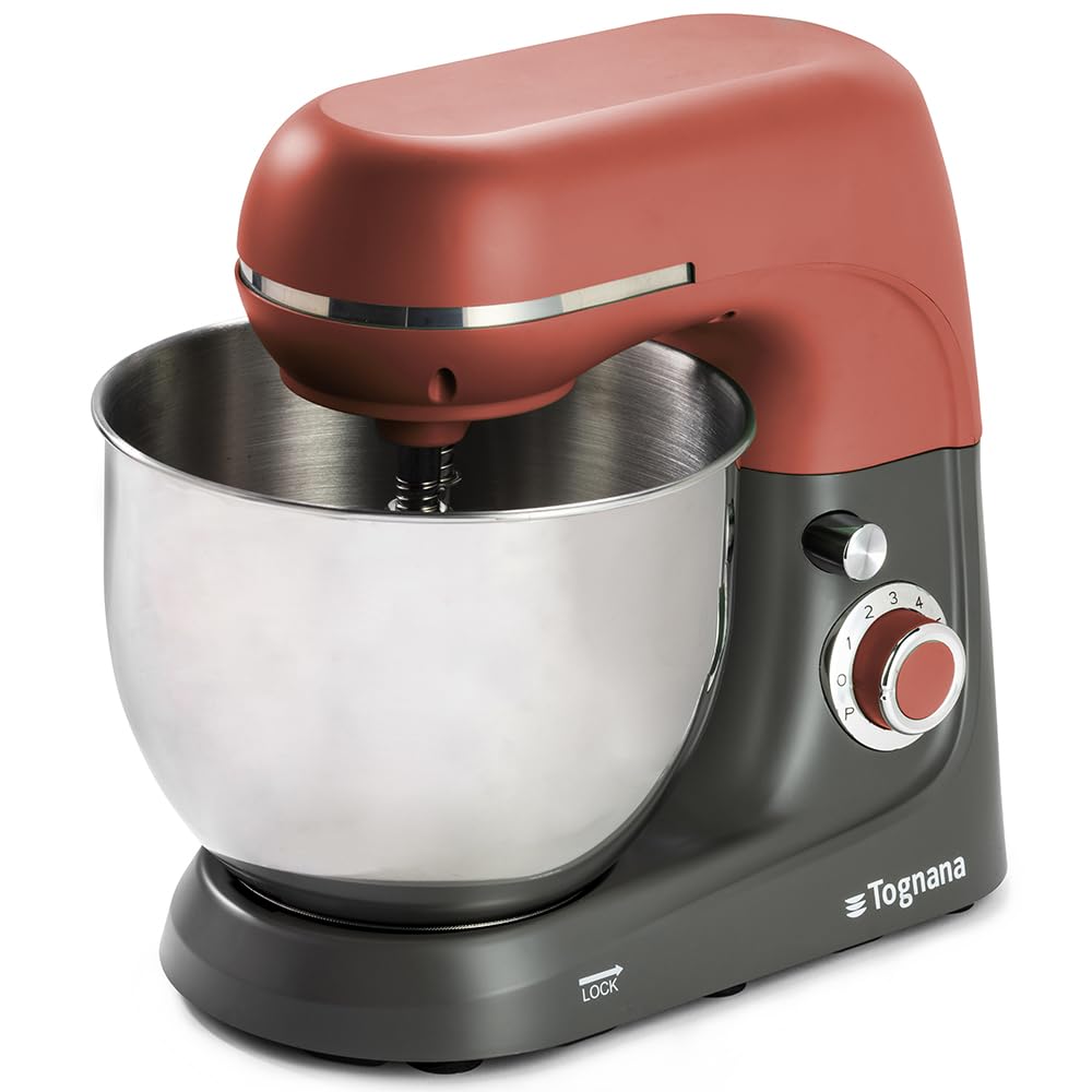 Tognana Iridea, 5,3 l Planetenmischer, Aluminium-Edelstahl, rot, Rot