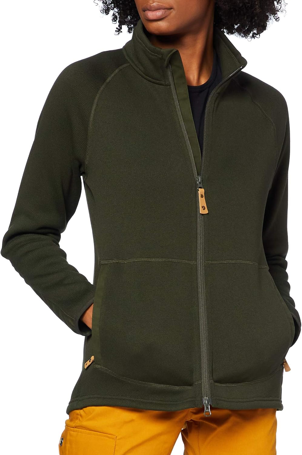 Fjallraven Damen Övik Fleece Zip Sweater W Sweatshirt XS Deep Forest, XS Deep Forest
