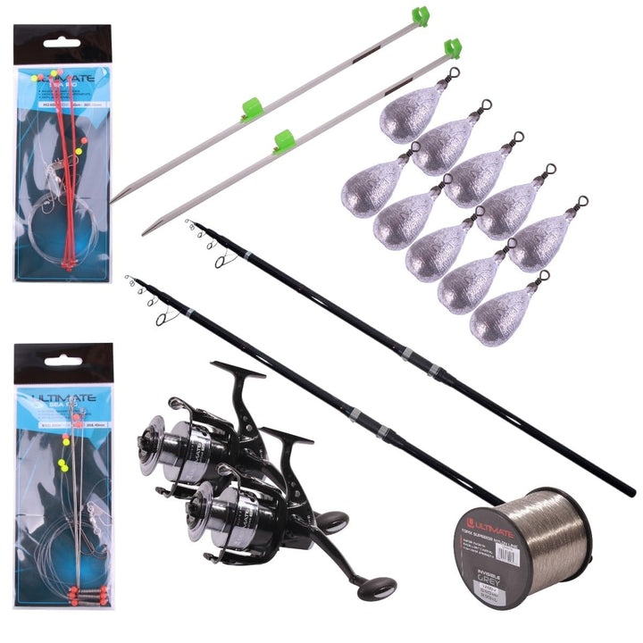 Ultimate BeachForce Beach Set 3.90m (100-200g) Tele Set, 3.90m (100-200g) Tele Set
