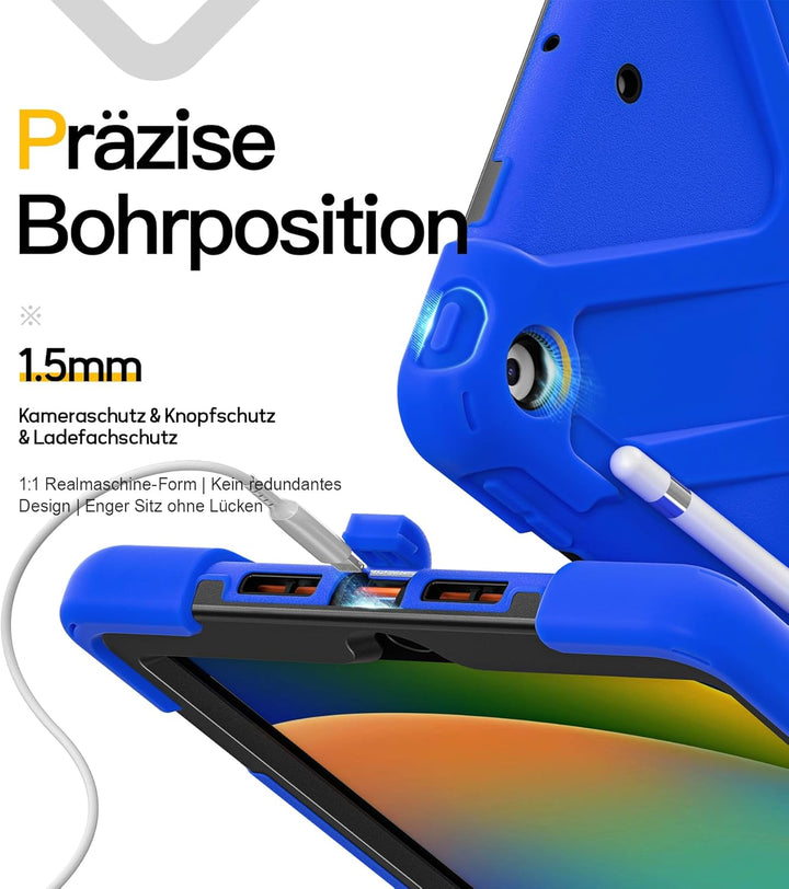 BRAECN Hülle für iPad 10.2 Zoll (iPad 9./8./7. Generation), Robuste Stossfeste Schutzhülle mit Stift