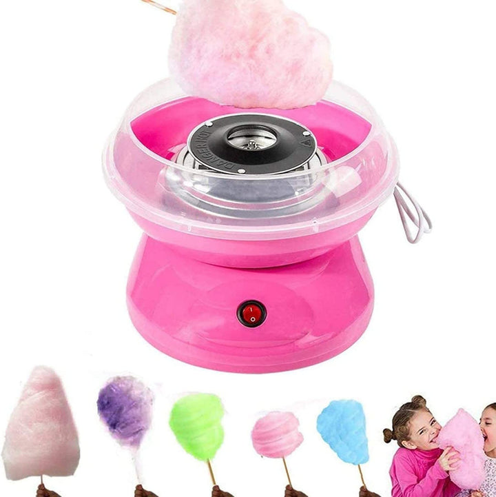 Zuckerwattemaschine für Zuhause, Zuckerwatte-Maschine Set Mit Zuckerwatte Stäbchen & Messlöffel, Zuc