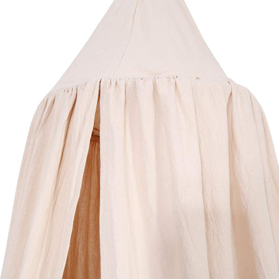 Zerodis Runde Kuppel hängen Babybett Bett Moskitonetz Baldachin Vorhang für Baby Kid Home Decor(Khak