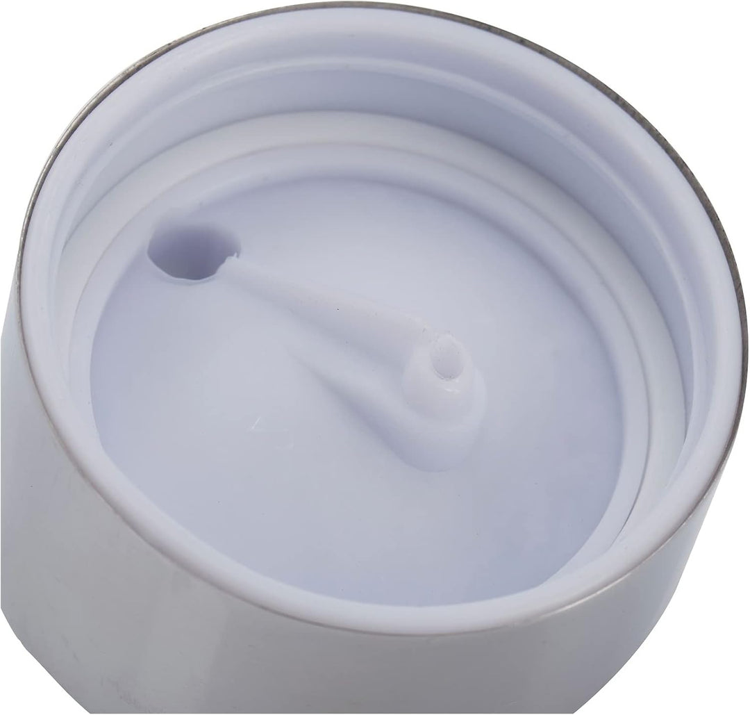 Westmark Öl- /Essig-Flasche, Fassungsvermögen 160 ml, 16 x 4,9 x 4,9 cm, Edelstahl/Glas, Wien, Silbe