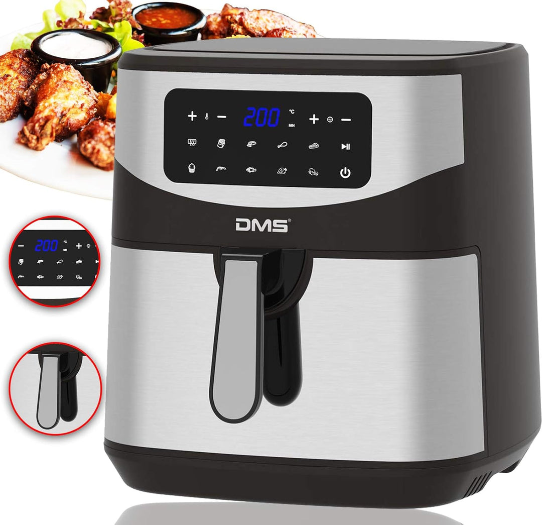 DMS XXXL 7 Liter Heissluftfritteuse | fritteuse | Backofen | Heissluftgrill | Cooker | fettfrei und
