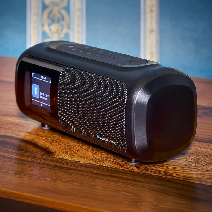 Blaupunkt BTR 100 – Tragbares Bluetooth Radio mit DAB+, UKW & Farbdisplay – Kabelloser Lautsprecher