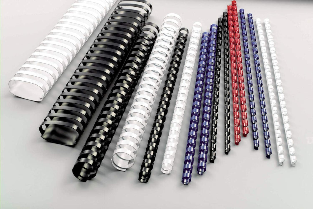 CombBind 335027 Plastikbinderücken 45mm, schwarz, 50 Stück schwarz 45mm, schwarz 45mm