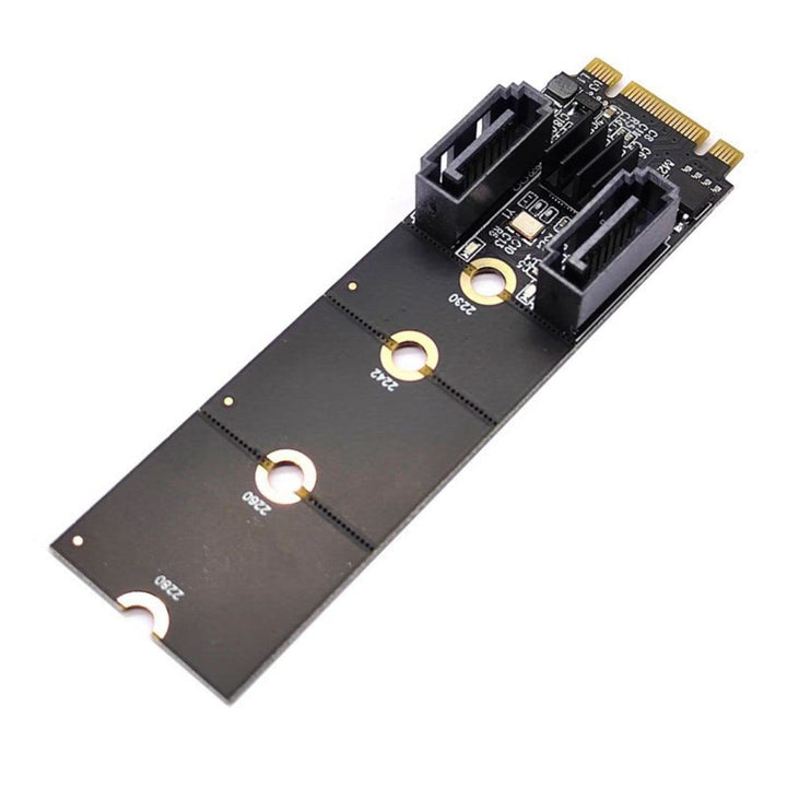 chenyang M.2 NGFF Key B+M auf SATA 3.0 6Gbit/s Adapterkonverter Festplattenerweiterungskarte JMB582