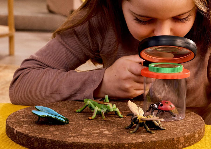 Schleich WILD Life | Insekten Entdecker Set 42741 | detailgetreue Tierfiguren heimischer Insekten mi