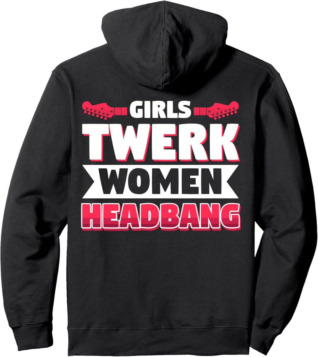 Heavy Metal Und Goth Metaller Headbang Pullover Hoodie