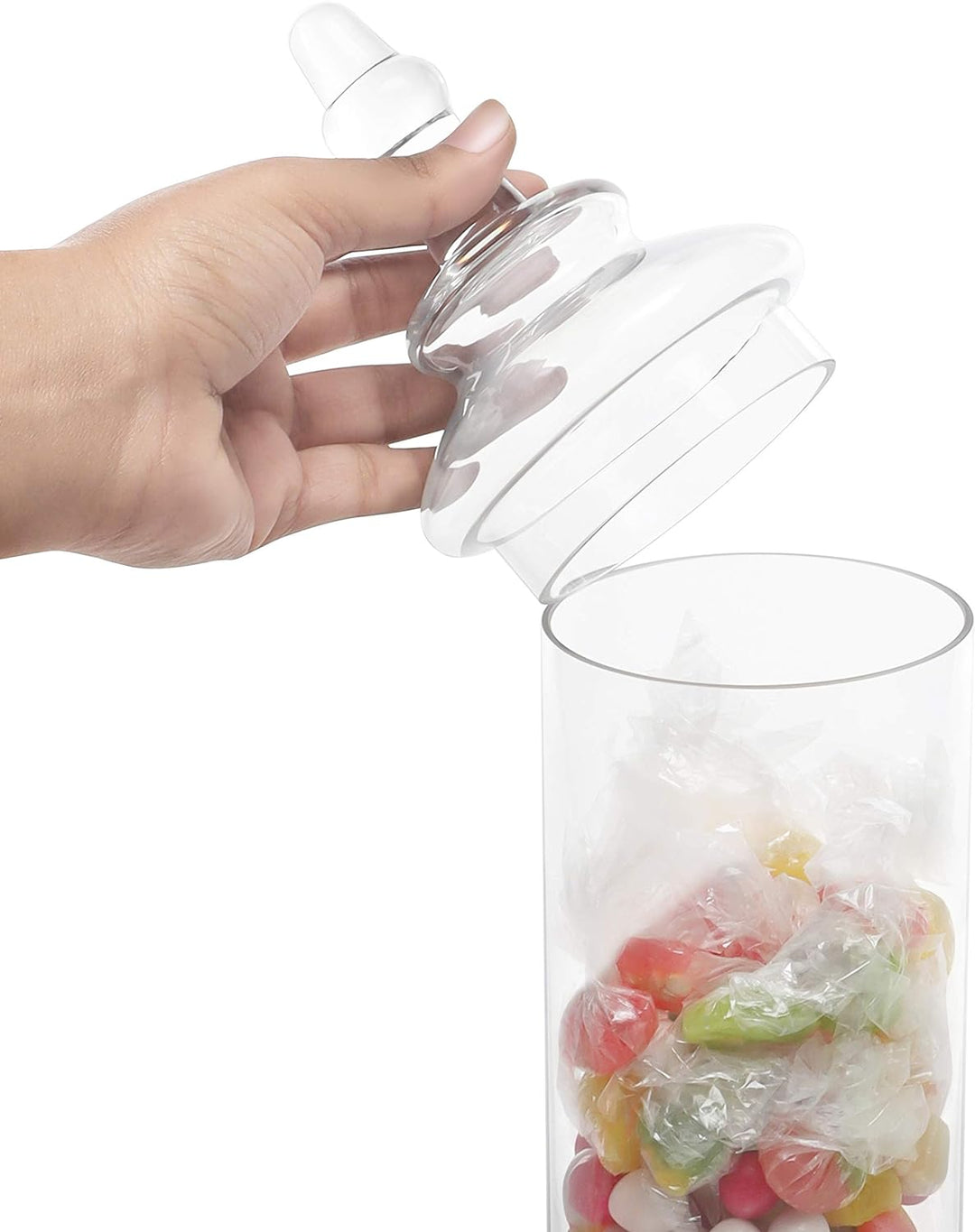 BELLE VOUS Süssigkeiten Glas mit Deckel Set im Viktorianischen Stil (3er Pack) Bonbonglas mit Deckel