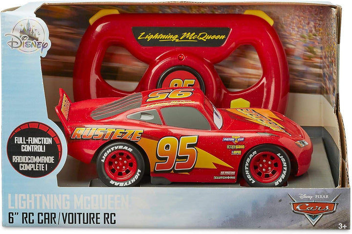 Disney Store Pixar Ferngesteuertes Auto Lightning McQueen Pixar Cars, 15 cm / 6”, 2,4 GHz, bewegt Si