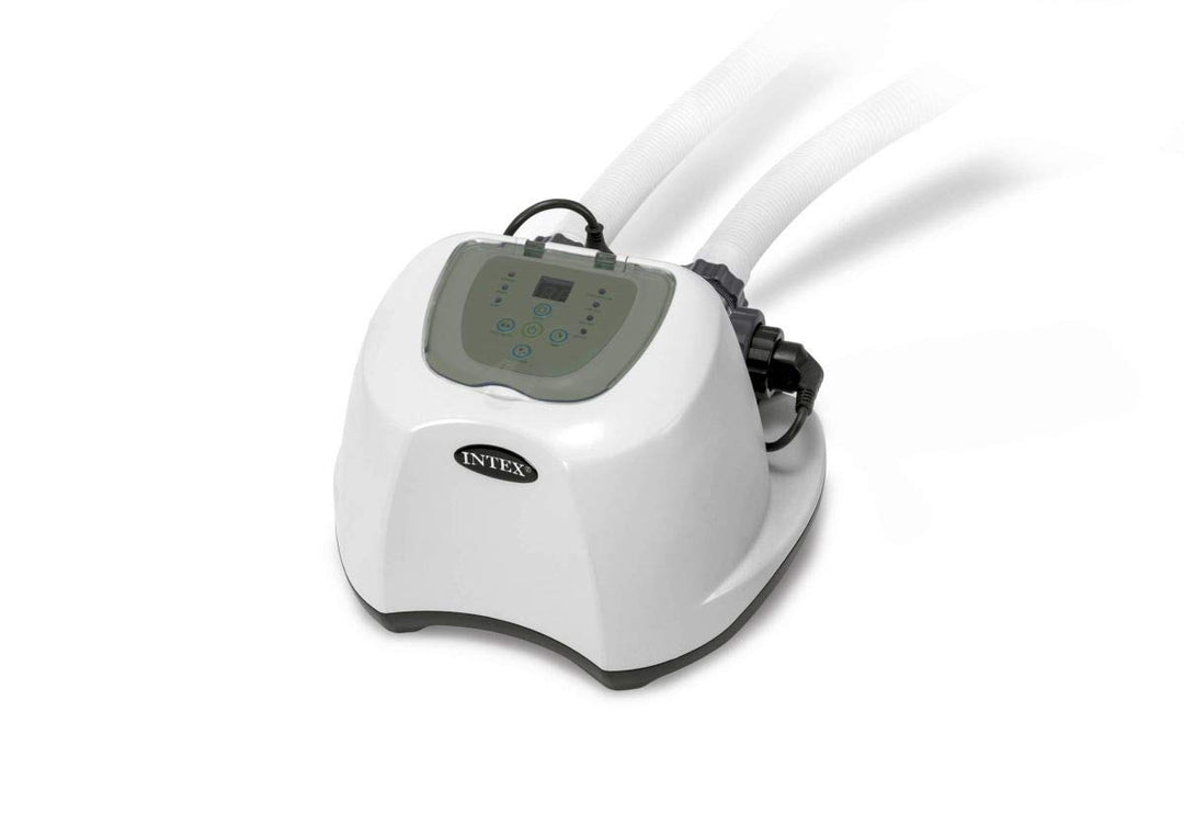 Intex 120 Volt Krystal Clear Salzwa-sser System-26668GS Salzwas-ser, Grau, Schwarz und Weiss, 41x34x