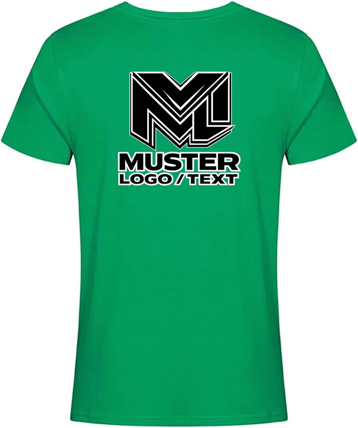 Herren Strapazierfähiges Workwear T-Shirt personalisierbar mit Logo oder Text | 60% Baumwolle 40% Po