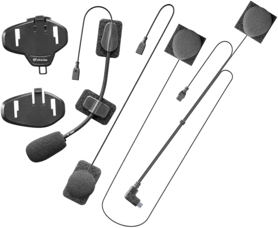 Interphone Tour - Doppelpack - Bluetooth-Kommunikationssystem für Motorräder - Bis zu 4 Reiters, 1,5