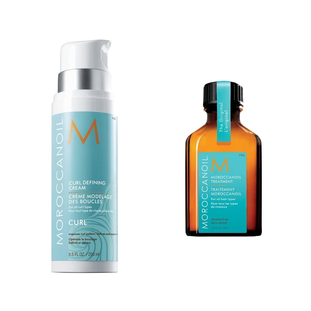 Moroccanoil Locken Definierende Crème 25 ml Bundle mit Behandlung Original, 25 ml Bundle mit Behandl
