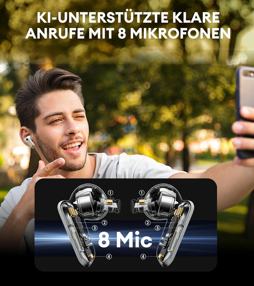 Edifier NeoBuds Pro 2 Multi-Channel Aktive Geräuschunterdrückungs Ohrhörer mit Spatial Audio, Hi-Res