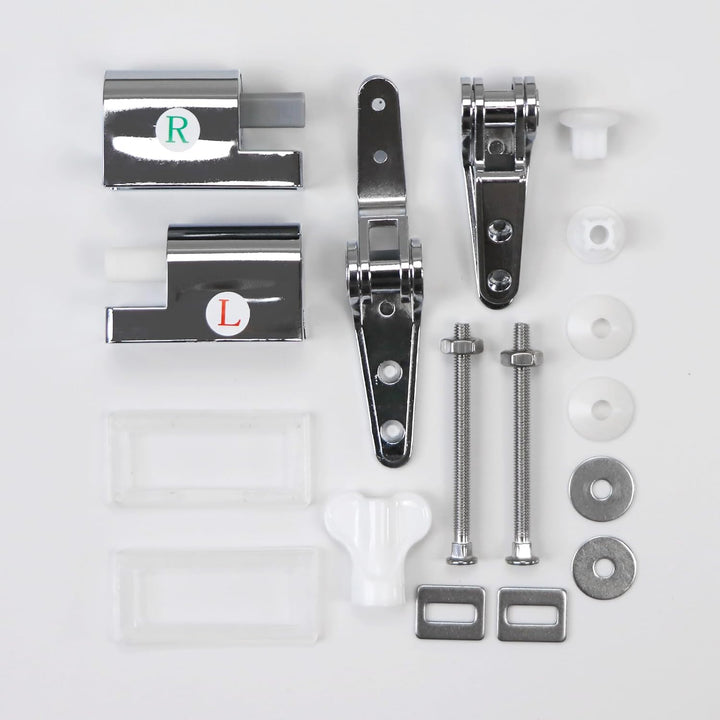 Fanmitrk WC Sitz Soft-Close Scharnier, Scharnier für weich schliessenden Toilettensitz Yazuisoft, Ya