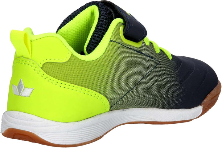 Lico Unisex Kinder Marlin Vs Hallenturnschuhe 28 EU Marine Lemon, 28 EU Marine Lemon