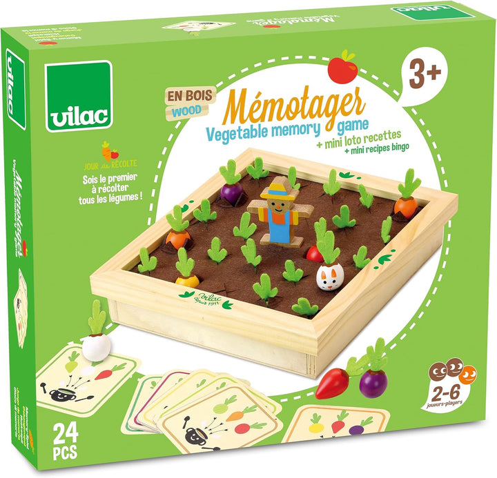 Vilac - Memotager - Brettspiele für Kinder - Sammeln Sie Ihre und Finden Sie diejenigen, die Ihre Su