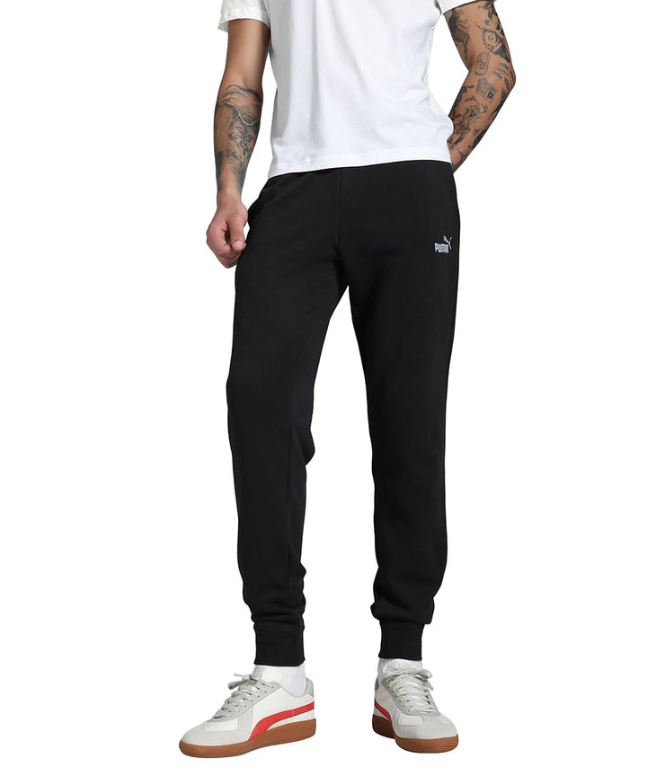 Puma Herren Gestrickte Hosen ESS 2 Color No. 1 Logo Sweatpants Tr Cl S Schwarz, S Schwarz