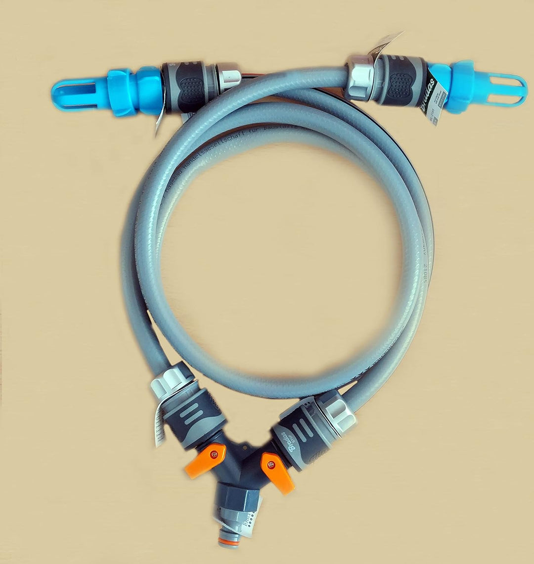 Wasserbett Dual Füllset Abpumpset 2x Füll- und Entleerungsstutzen Adapter Für alle Wassermatratzen g