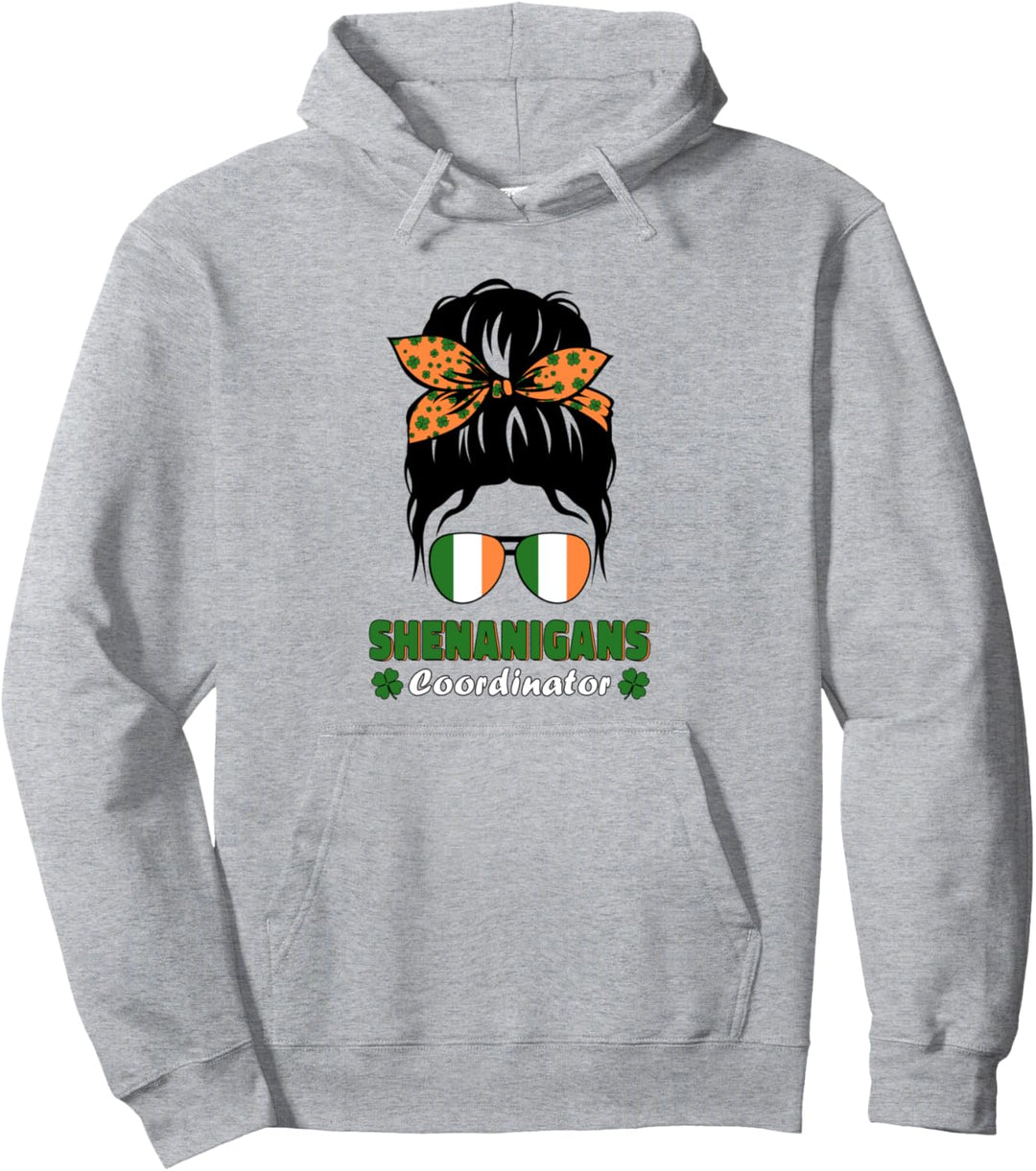 Shenanigans Coordinator St Patricks Day Girls Women Toddler Pullover Hoodie