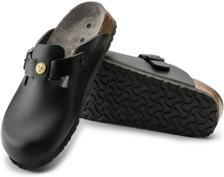 BIRKENSTOCK Herren Clogs Boston ESD, Schwarz