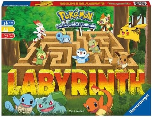 Ravensburger 26949 - Pokémon Labyrinth - Familienspiel für 2-4 Spieler ab 7 Jahren, Pok&amp;
