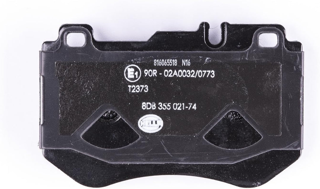 HELLA PAGID 8DB 355 021-741 Bremsbelagsatz - T2373 - Dicke/Stärke: 18.7mm - Bremssystem: Brembo - fü