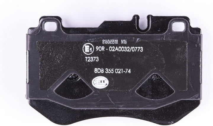 HELLA PAGID 8DB 355 021-741 Bremsbelagsatz - T2373 - Dicke/Stärke: 18.7mm - Bremssystem: Brembo - fü