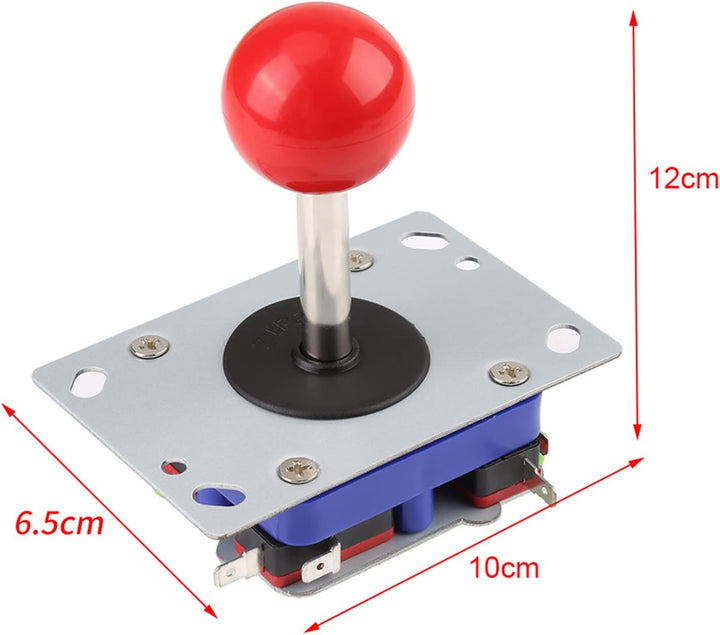 Arcade-Joystick Sanwa, 1 Stück, Klassischer Wettkampfstil, 4-Wege-Happ-Arc-Ball für Arcade-Spiele, A