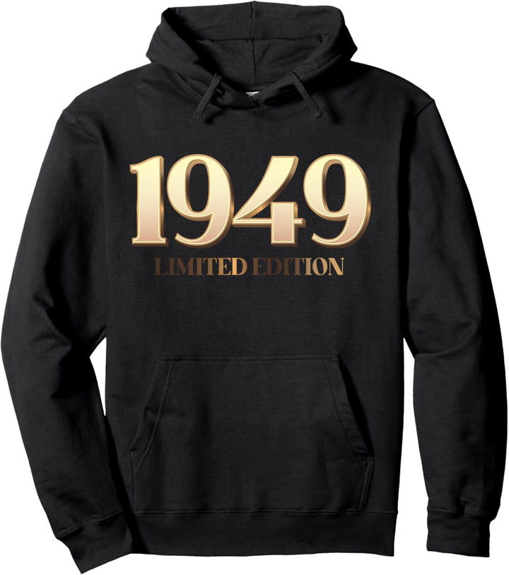 75. Geburtstag Mann Frau 75 Jahre 1949 Deko Lustig Geschenk Pullover Hoodie