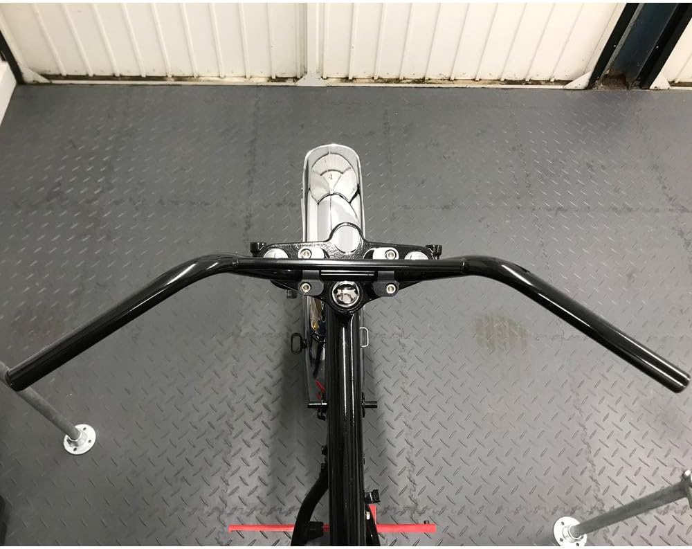 Motorrad Lenker Für Affe Fahrrad Pit Bike Scrambler - 22mm 7/8" Mit 4.5" Aufstieg - Schwarz, Schwarz