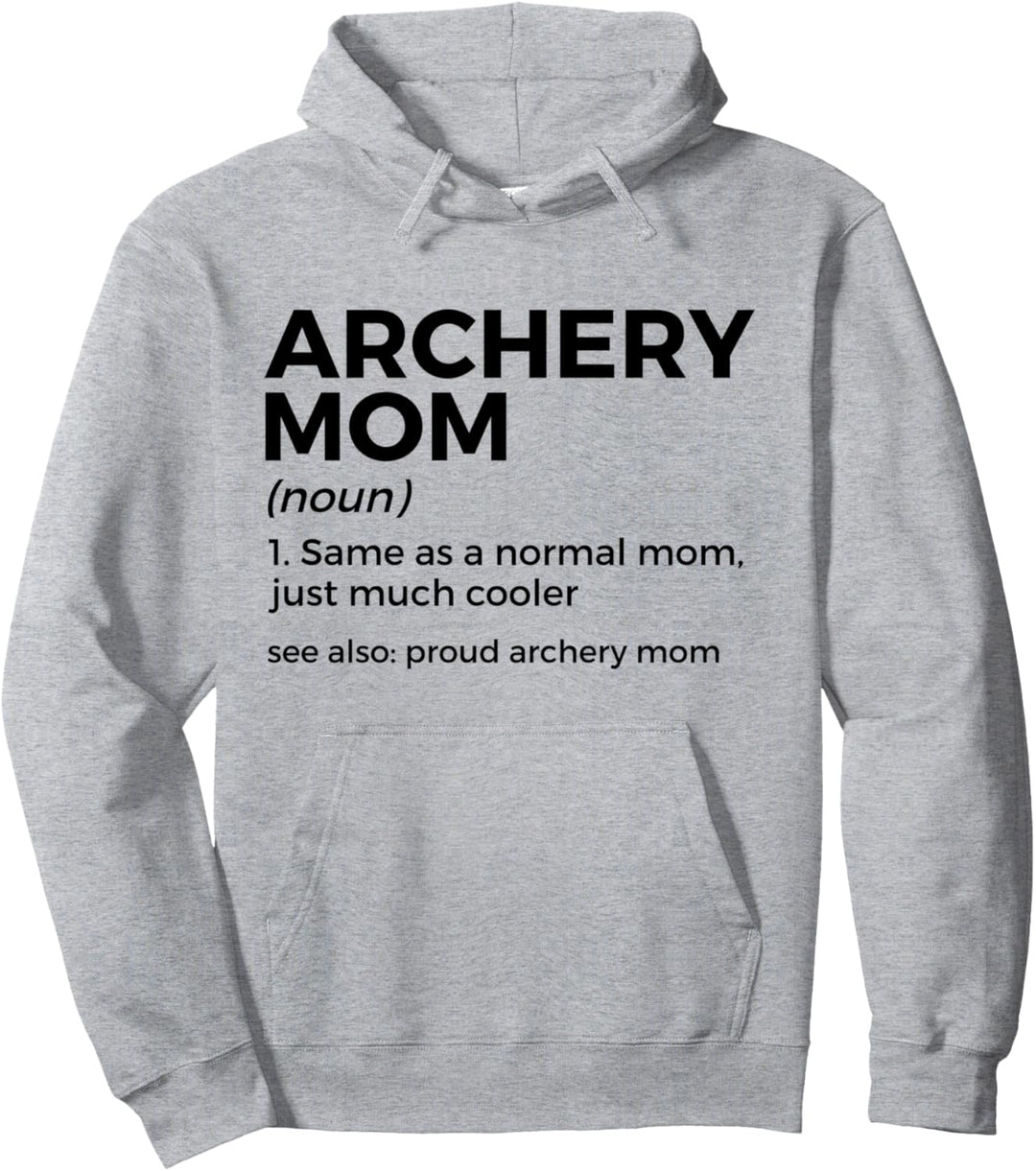 Lustige Definition von Bogenschiessen für Mama Pullover Hoodie