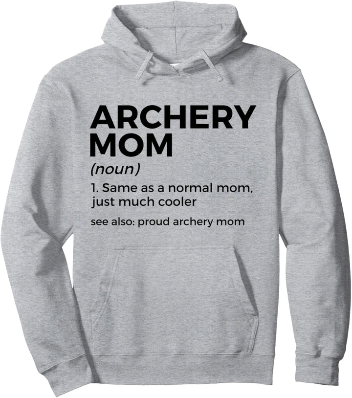 Lustige Definition von Bogenschiessen für Mama Pullover Hoodie
