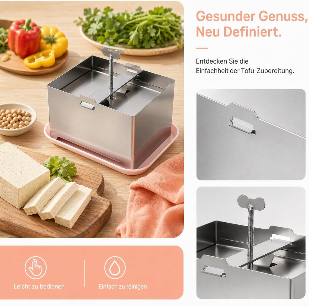 NOLITOY Tofu Praktische Selbstgemacht Tofu Form Wiederverwendbares Küchenwerkzeug für Hausgemachten