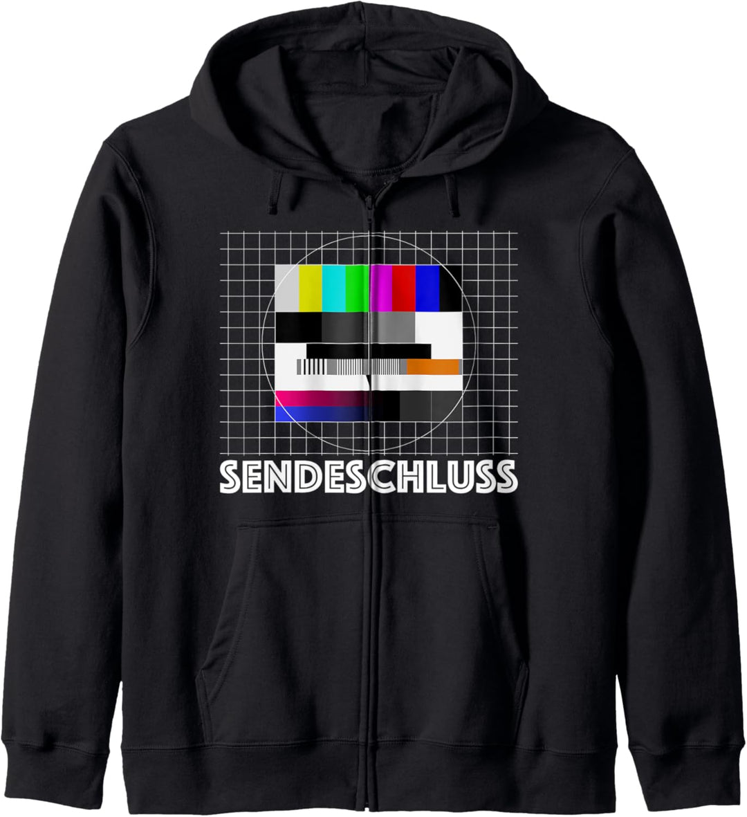 Testbild - Sendeschluss 80er 90er Jahre Party - Testbild Kapuzenjacke