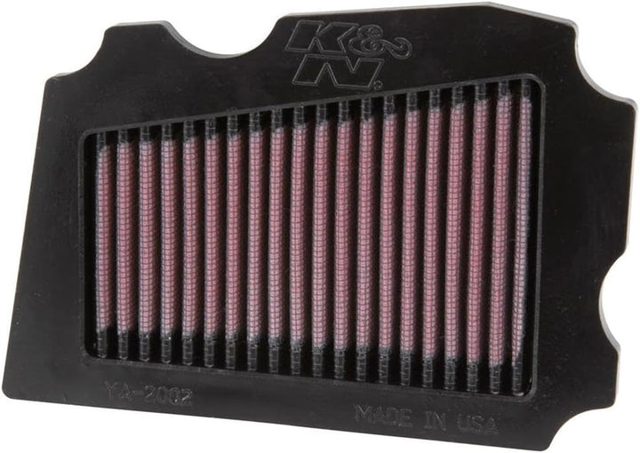 K&N YA-2002 Motorrad Luftfilter, Rot