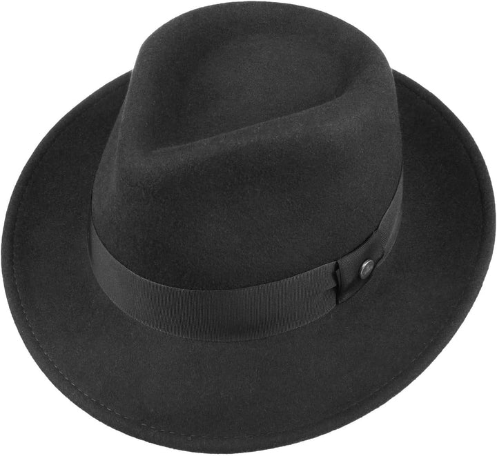 Lierys City Filzhut Wollfilzhut Damen Herren Wasserabweisend Packable Bogarthut Fedora Sommer Winter