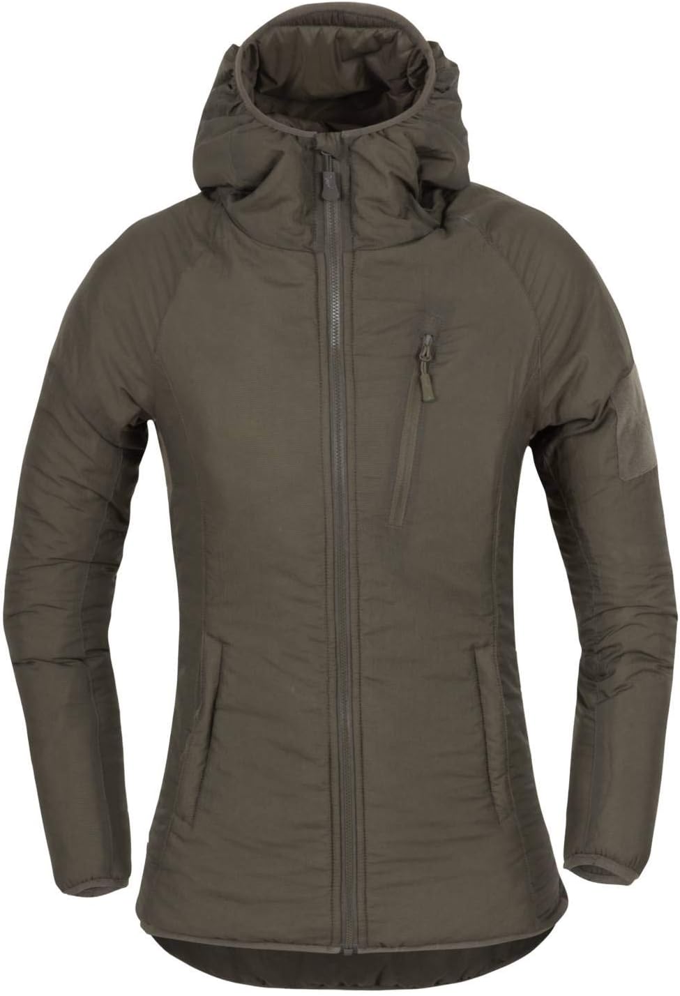 Helikon-Tex WOMEN'S WOLFHOUND Hoodie Jacket Climashield - Taiga Green XS Coyote, XS Coyote