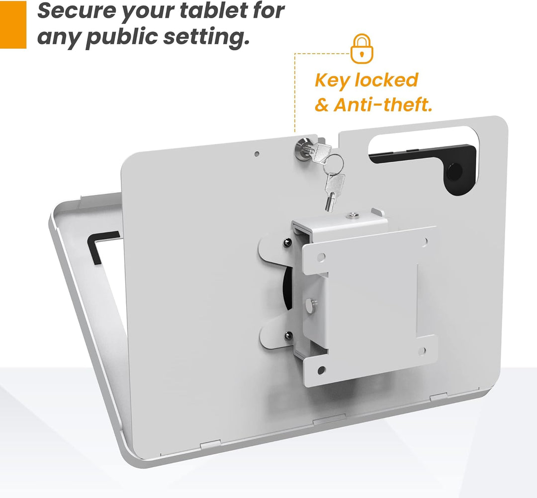 Wandhalterung abschliessbar schlüssel kompatibel mit Samsung Galaxy TAB A8 10,5 Zoll, Metall Tablet